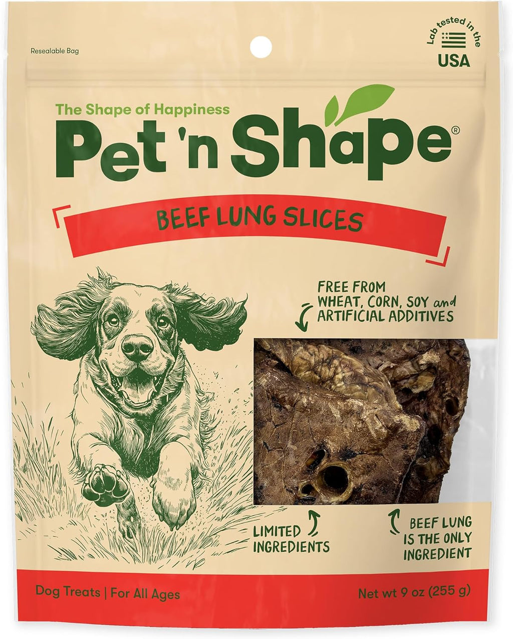 Pet 'n Shape Beef Lung Dog Treats - Made and Sourced in the USA - Training Treat, 1 Pound - Image 10