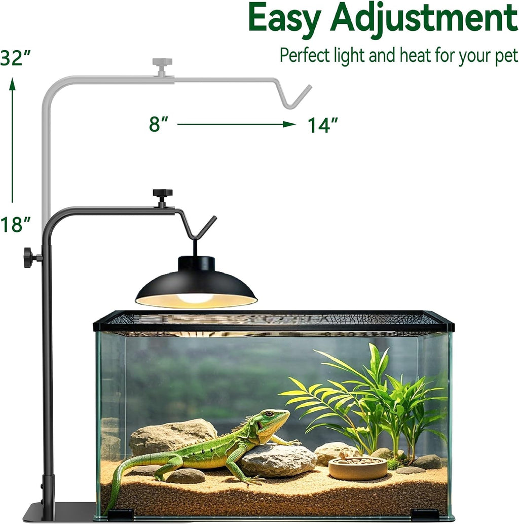 Josmimic light holder fixture showing adjustable height mechanism