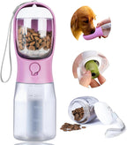 Dog Water Bottle with Food Container, Portable Pet Dog Water Dispenser for Outdoor Walking,Hiking,Travel,Puppy Essentials,Puppy Supplies,Replaceable Waste Bags - Image 10