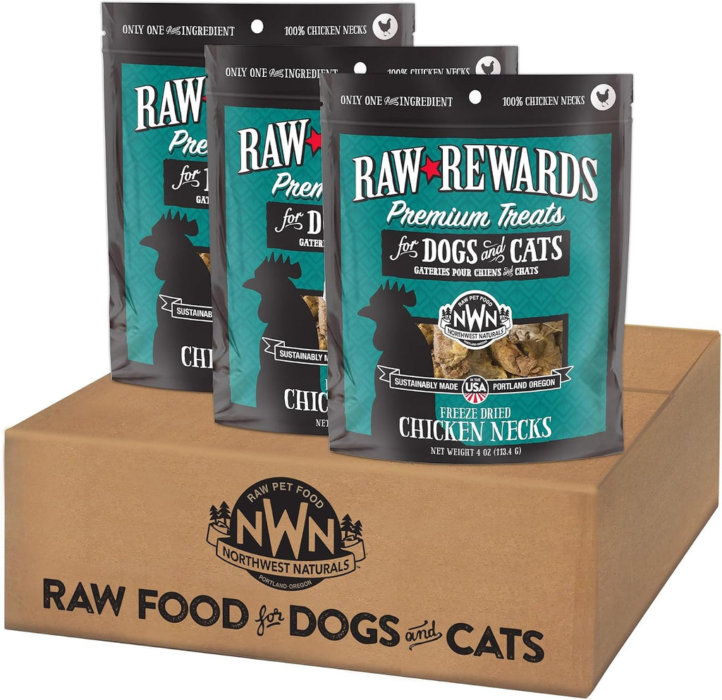 Northwest Naturals Raw Rewards Freeze-Dried Turkey Neck Treats for Dogs and Cats - Whole Neck - Healthy, 1 Ingredient, Human Grade Ingredients, All Natural, Proudly Made in USA, 6 Oz - Image 9