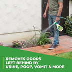 Simple Green non toxic yard smell neutralizer container angled view