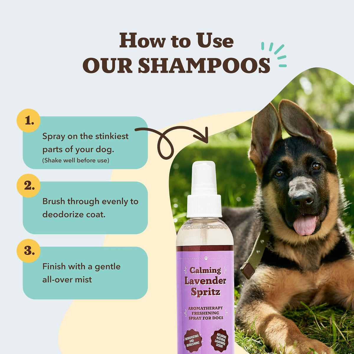 Natural Dog Company hypoallergenic dog spray ingredient list