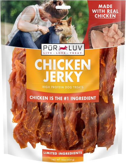 Pur Luv Chicken Wrapped Sweet Potato Dog Treats, Rawhide Free Jerky Wraps, Made with Real Chicken, 16 Oz, Healthy, Easily Digestible, Long Lasting, High Protein Treat, Satisfies Dog's Urge to Chew - Image 10