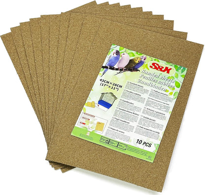 S&X Gravel Paper for Bird Cage 30-Pack 15" x 9.5" Bird Cage Liners Disposable for Enhanced Hygiene and Bird Health - Image 12