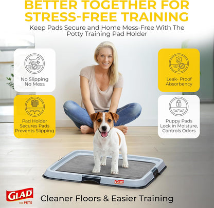 Glad for Pets Black Charcoal Puppy Pads - 6-Layer Leak-Proof Construction, Activated Carbon Odor Control, Pheromone Attractant - Disposable Dog Pee Pads for Potty Training, 23 x 23 in, 100 Count - Image 11