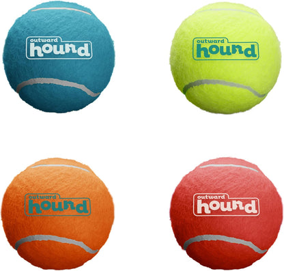Authentic USA imported Outward Hound squeaky balls for pets under fifty pounds