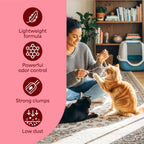 Fresh Step Advanced Odor Shield Light Weight Multi Cat Clumping Litter with Febreze Freshness, Ammonia Block Technology, 11.5 lb. Jug, Pack of 2 - Image 9