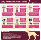 BRKURLEG dog rain jacket close up look at the convenient harness leash hole