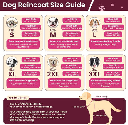 BRKURLEG dog rain jacket close up look at the convenient harness leash hole