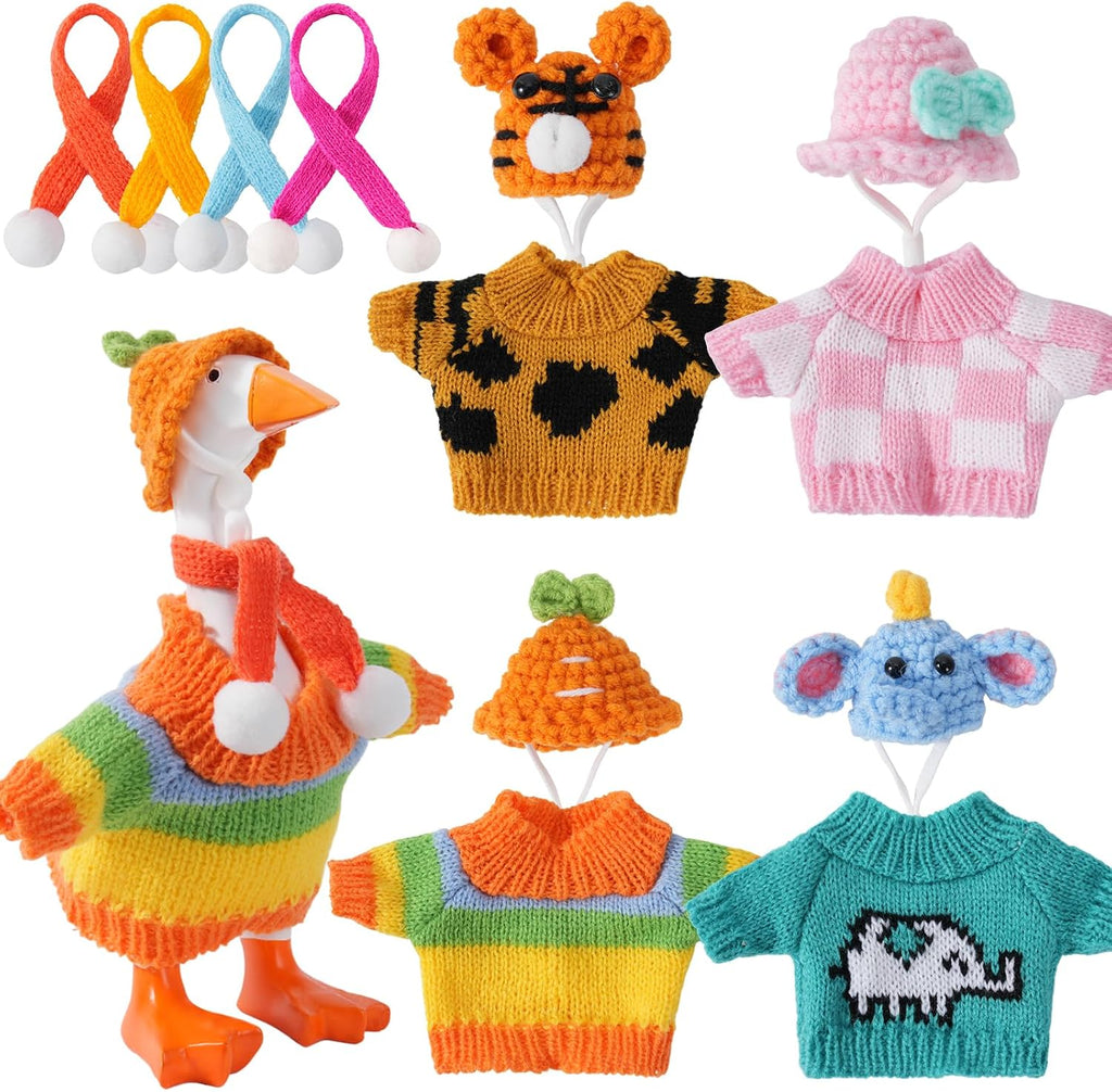 Linastu desk goose outfits front view of four styles