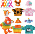 Linastu desk goose outfits front view of four styles