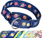 1.5 Inch Wide Dog Collar - No Pull Martingale Collar for Large Dogs, Heavy Duty Adjustable Training Collar for Medium, Large & XL Dogs(Cute Dog L) - Image 13