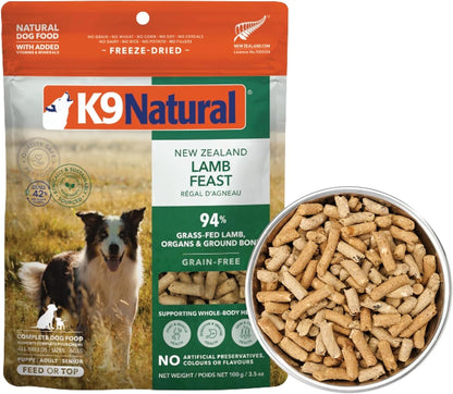 K9 Natural Beef Freeze Dried Dog Food, High-Meat Natural Complete Meal or Meal Toppers for Dogs, Grass-Fed Beef from New Zealand, Grain-Free, GMO-Free, Complete & Balanced Nutrition, 17.6oz - Image 13