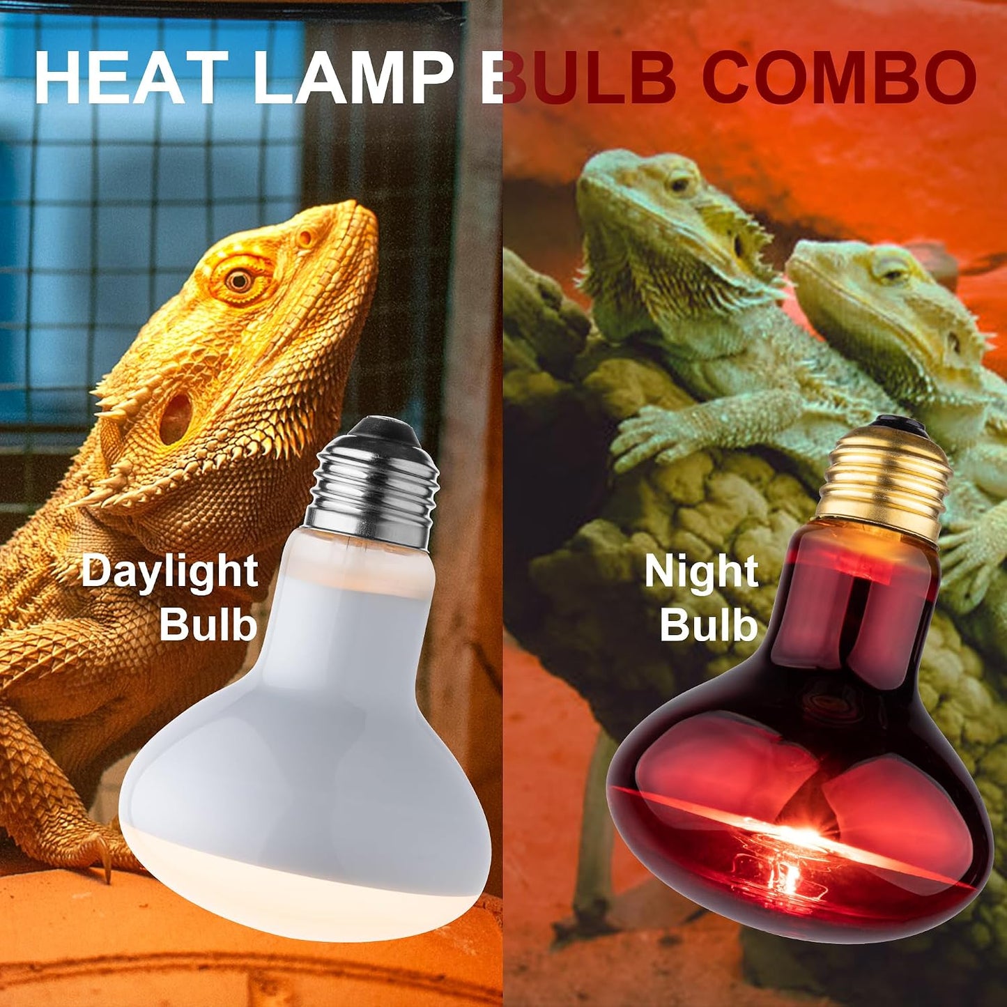 Close up view of the Jugbuy one hundred watt red infrared heating light bulb highlighting its premium colored glass finish.