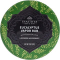 Svasthya Body and Mind Eucalyptus Vapor Rub balm front view for natural congestion relief
