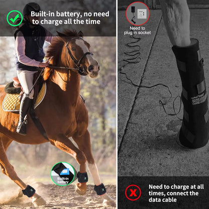 Durable vinyl protective covering over the equine light therapy panel for stable durability.