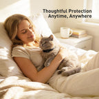 Group of four SweetEcho flea collars for cats