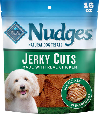 Blue Buffalo Nudges Chicken Jerky Cuts Natural Dog Treats, Tender & Meaty Dog Snacks, Healthy Reward or Training Treat, Made in the USA with Real Chicken, No Artificial Preservatives, 36 oz. - Image 14