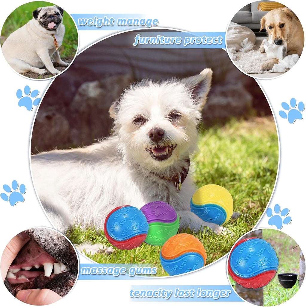 Lechong puppy chew and teething balls 2.5 inch