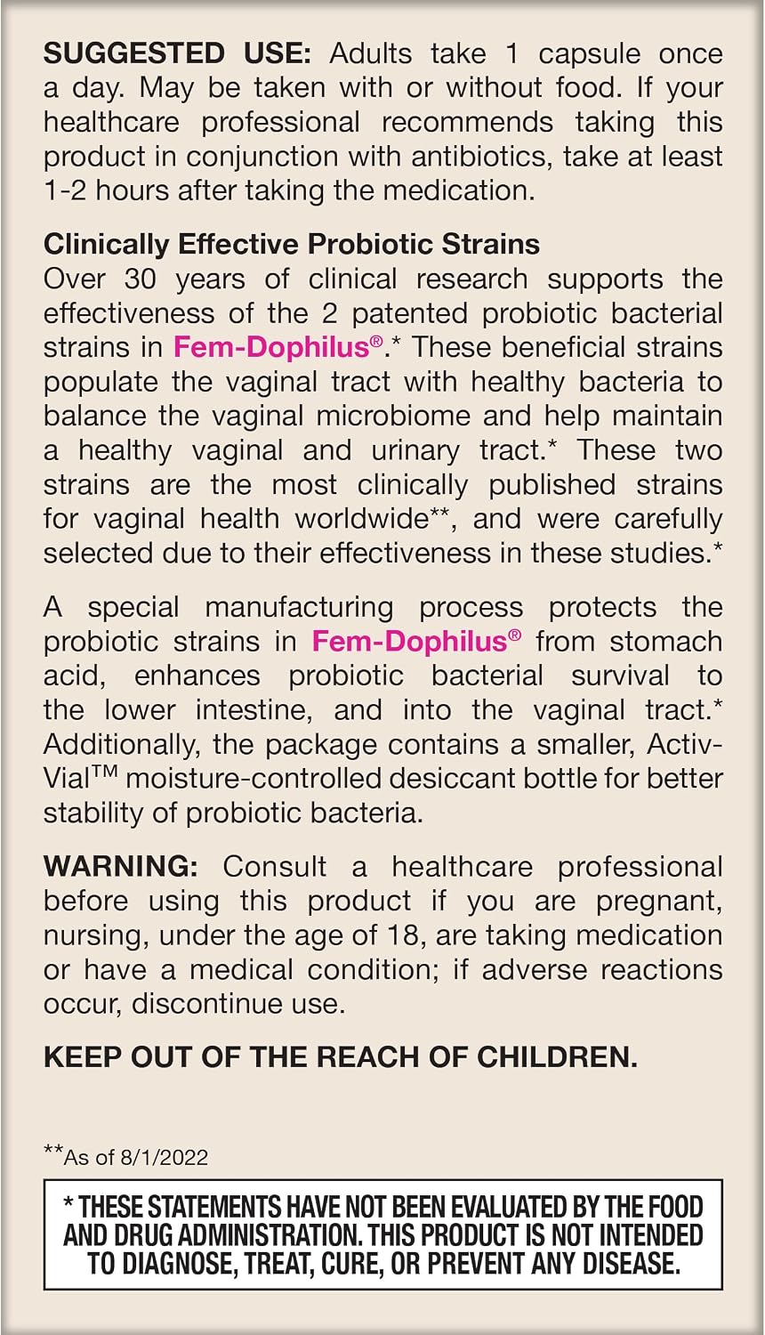 Jarrow FemDophilus women probiotic lifestyle product angle