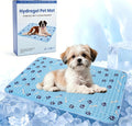 SiniReta Pet Cooling Gel Pad front view showing paw print design