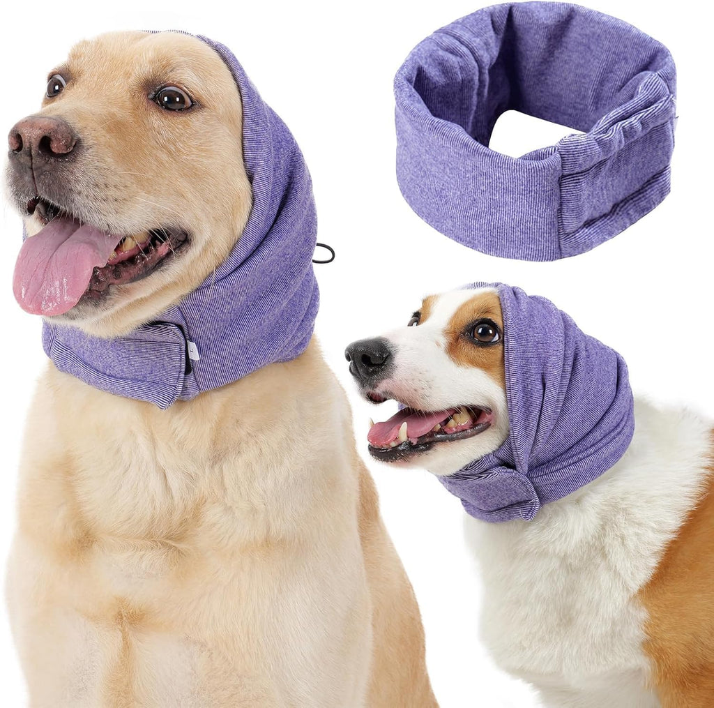Dog Calm Hoodie Ear Wraps for Dogs, Waterproof Dog Swim Cap, Ear Cover Muffs for Anxiety Relief Noise Cancelling, Dog Head Warp Ear Protection for Hematoma Fireworks Bath Swim Blow Drying(S,Rose Redd) - Image 10