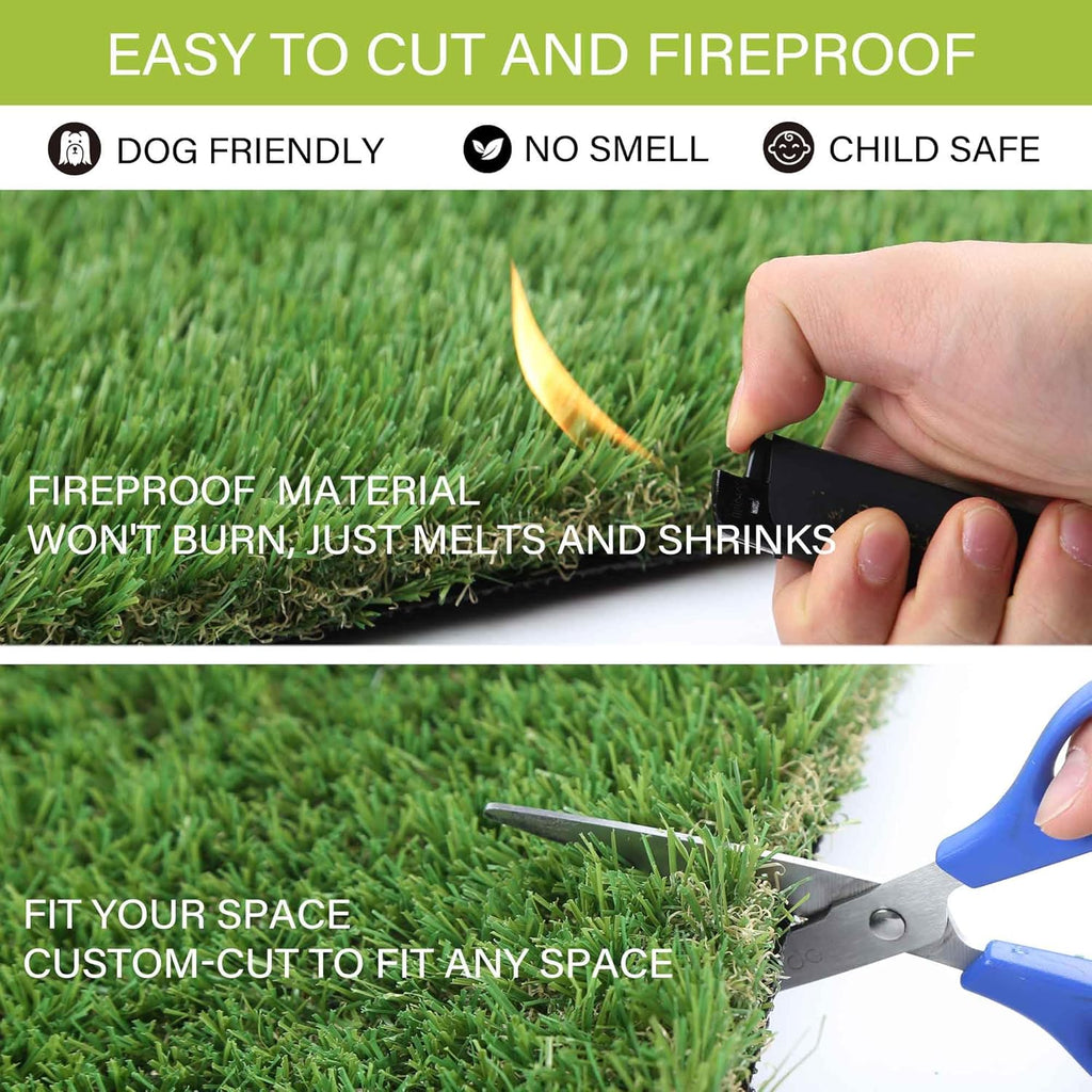 Folded Sunturf artificial grass for storage