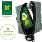 Tuff Mutt Dog Poop Bag Holder with Velcro Attachment - Durable Fabric Poop Bag Dispenser for Leashes - Includes Starter Roll for Easy Cleanup - Image 9