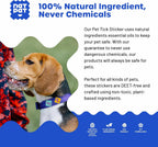 AromaWeave technology biodegradable bamboo fiber pet stickers close up