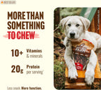 Long lasting rawhide alternative beef collagen chew for joint health