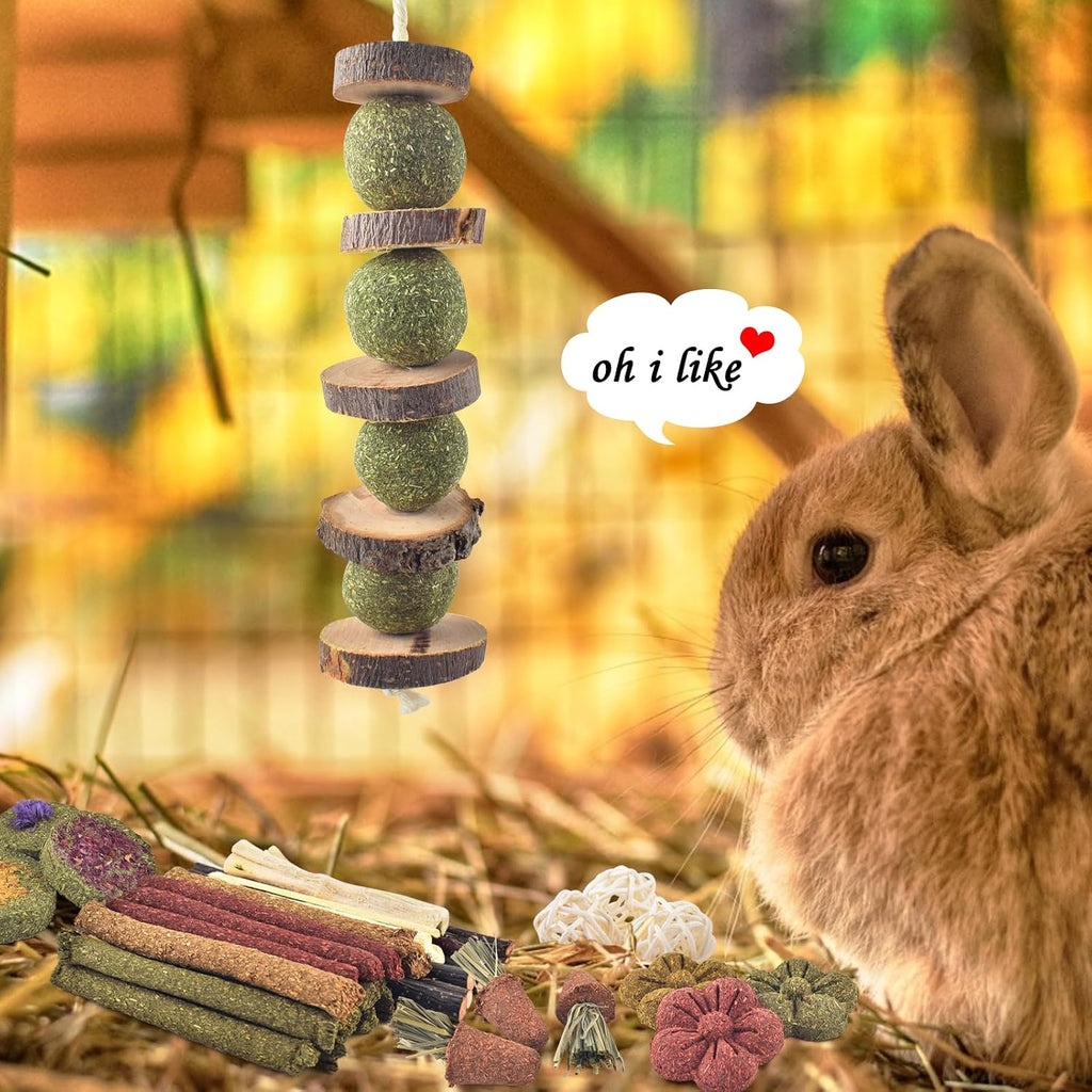 Guinea pig and hamster chew treats showcasing non toxic natural materials assortment