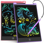 Tecjoe 2 pack 10 inch LCD writing tablet front view for kids