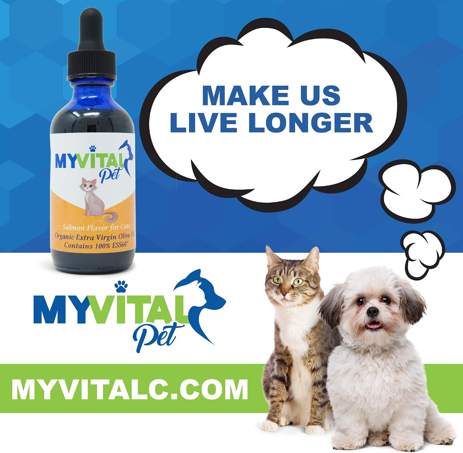 SES Research cat health supplement with dropper