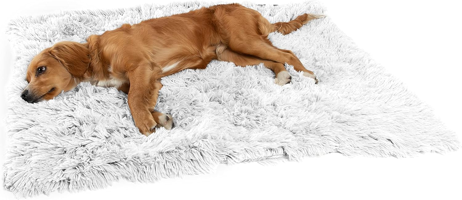 Best Friends by Sheri Calming Shag Dog Blanket - Ultra Soft Faux Fur Pet Throw, Anxiety-Relief, Lightweight Warm Bed Cover for Dogs and Cats, Machine Washable, Taupe, 30" x 40" - Image 11