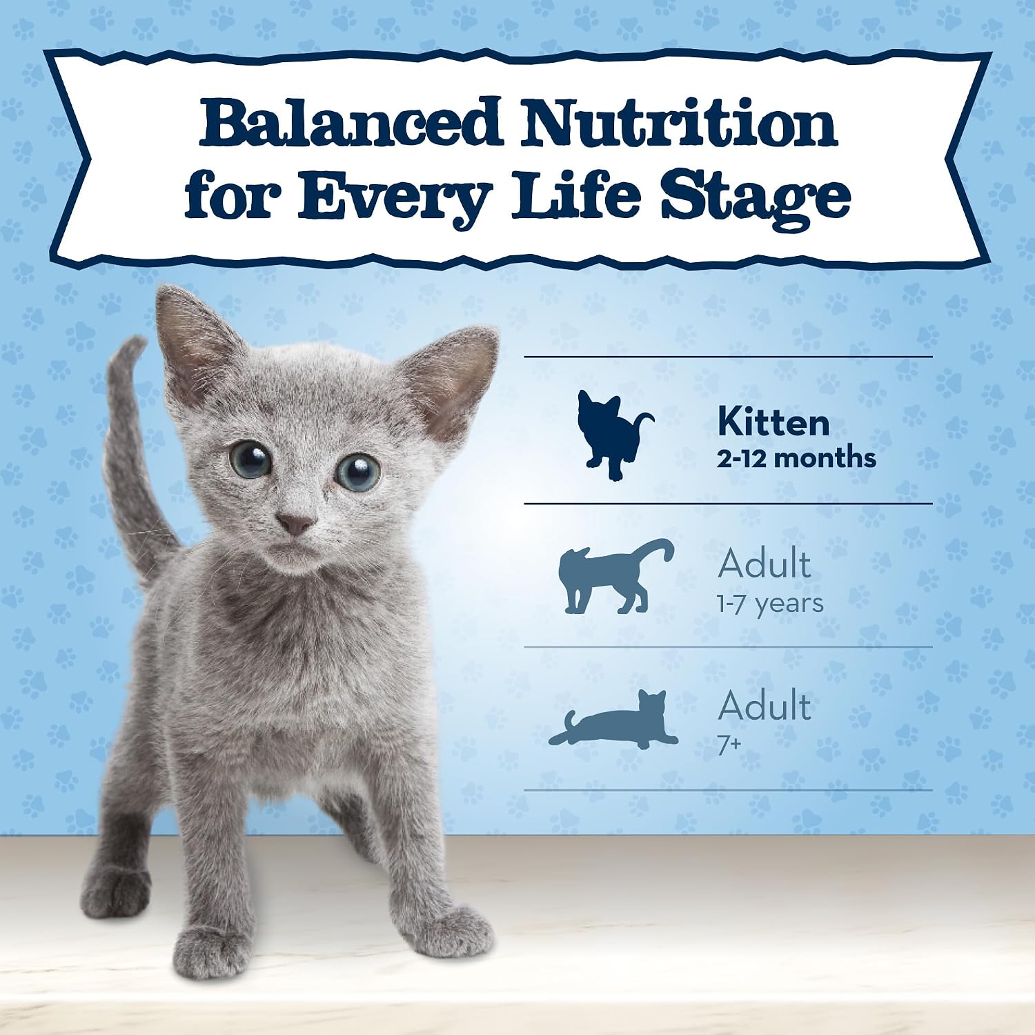 Blue Buffalo Baby Blue Natural Kitten Wet Cat Food top lid view