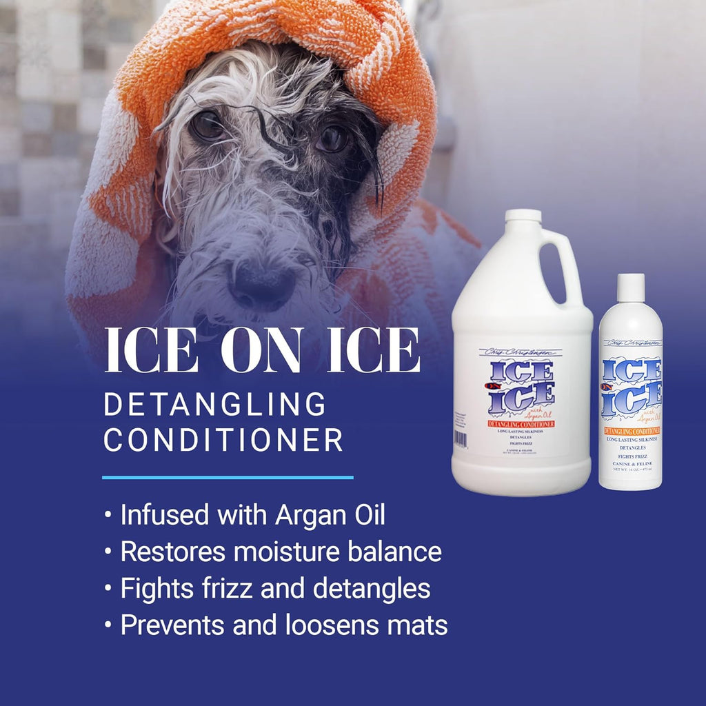 Professional dematting dog conditioner with Moroccan argan oil