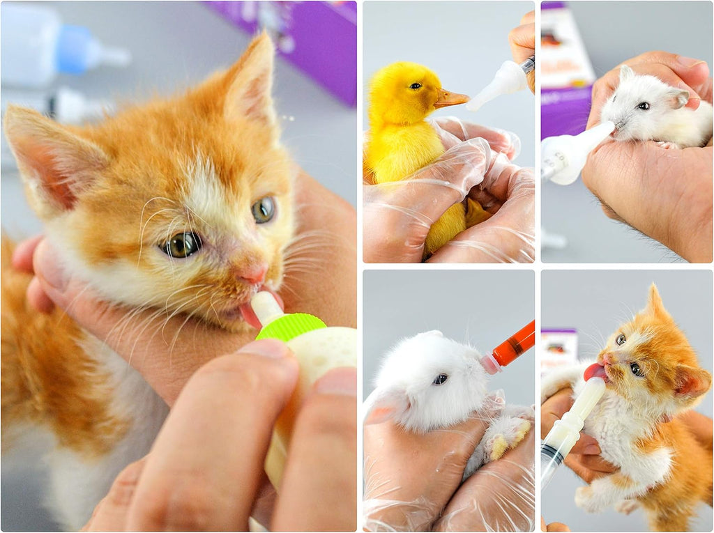 Brown light-safe syringe for pet medication administration