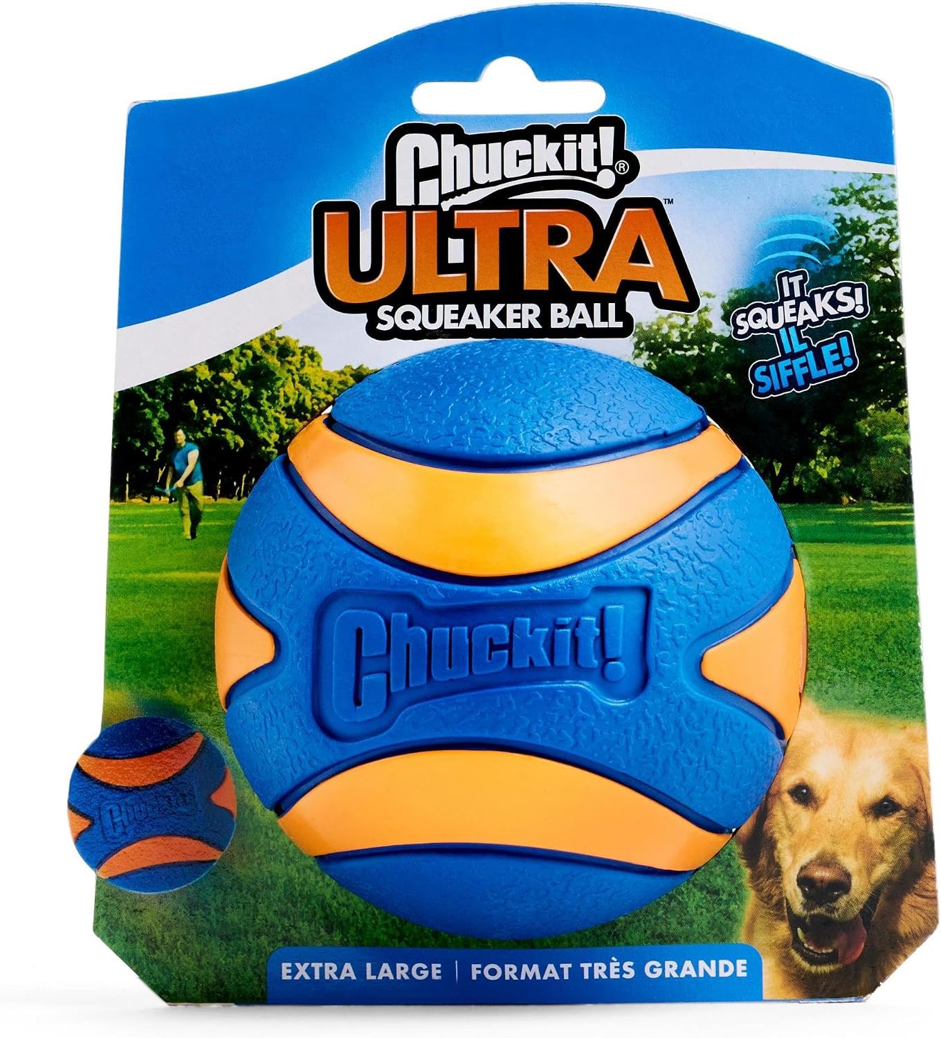Chuckit! Ultra Ball Dog Toy - Size Large - For Dogs 60-100 lbs - Made from Durable Rubber - Super Bouncy - Floats in Water - 3-inch Diameter - Pack of 1 - Image 12