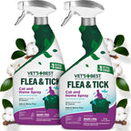 Vet's Best Natural Flea and Tick Home Spray for Cats - Natural Plant-Based Formula with Certified Essential Oils - Indoor Flea Treatment for Home Use - Safe and DEET-Free - 32 oz Bottle - Image 14