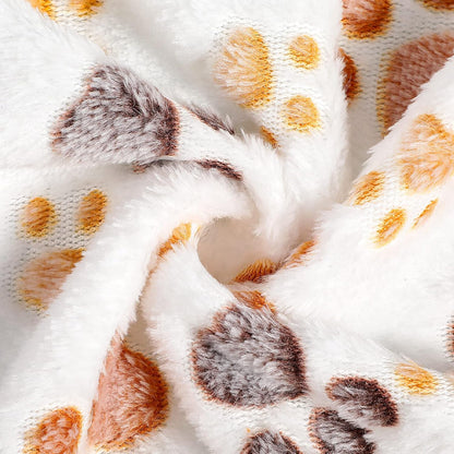 Tegeme flannel throw for puppies and kittens lining the bottom of a small pet crate