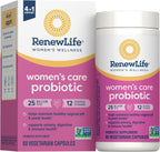 Renew Life Women's Probiotic vegetarian capsules close up