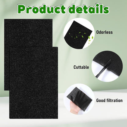High density activated carbon cat litter deodorizer pads package content view