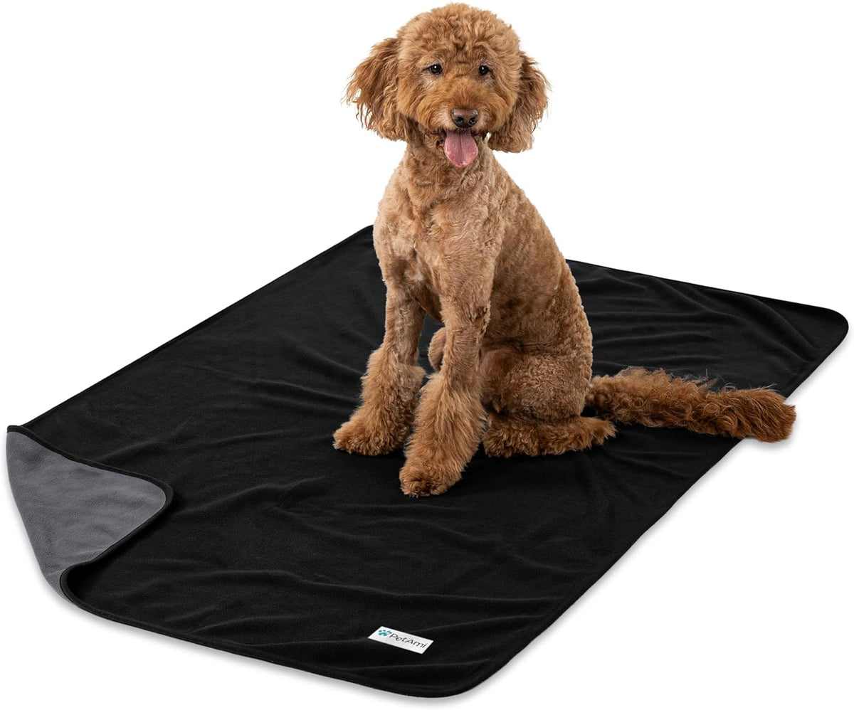 PetAmi Waterproof Dog Blanket for Small Medium Dogs Cats, Pee Proof Reversible Cat Blanket for Kitten Puppy, Soft Fleece Washable Pet Throw for Couch Car Crate Liner, 29x40 Taupe Beige - Image 15