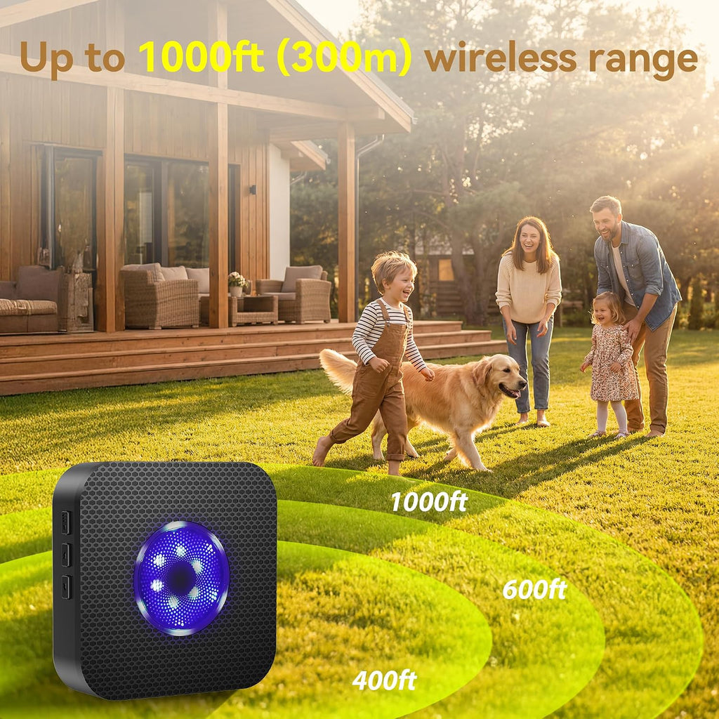 Waterproof dog potty training bell buttons for exterior doors