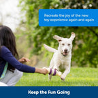 Premium imported rawhide ring refills for pet anxiety relief