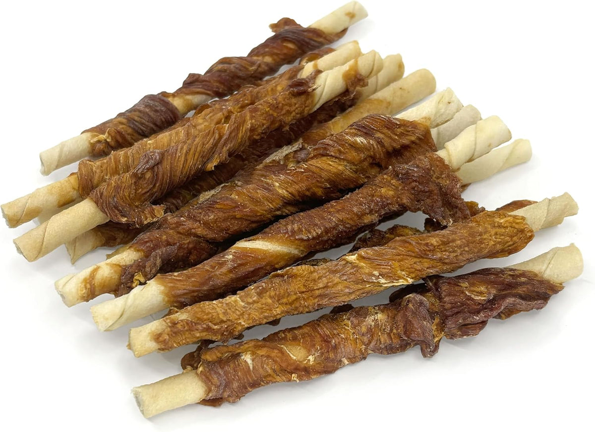 Pet 'n Shape Duck 'n Hide Twists - Duck Wrapped Rawhide Natural Dog Treats, Small, 1 Pound (Pack of 1) - Image 9