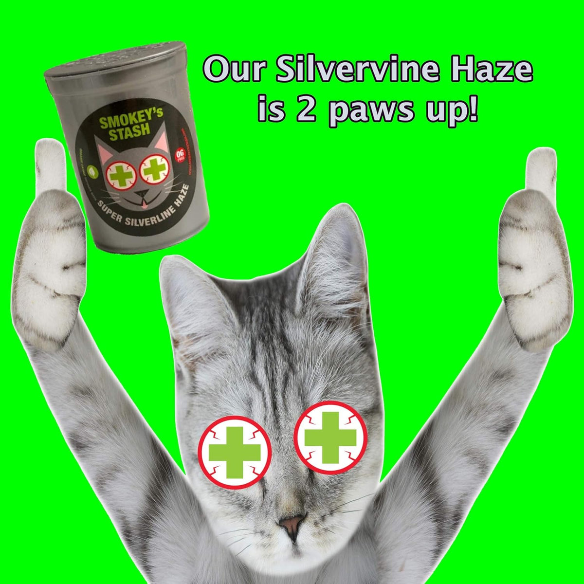 Refillable cat toy being filled with organic catnip blend powder