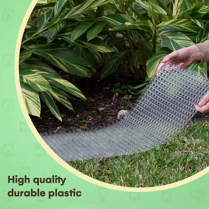 Close up of plastic spike design on Homarden cat mat