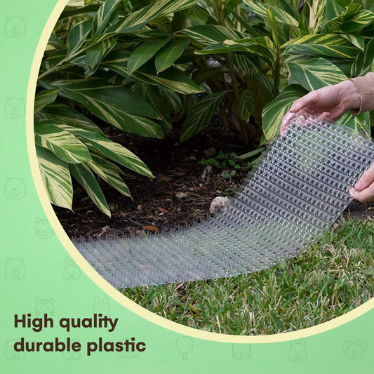 Close up of plastic spike design on Homarden cat mat