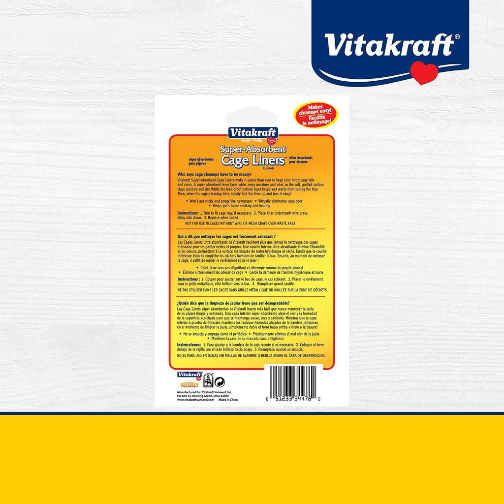 Vitakraft Vitakraft Cage Liners for Birds 7 Count - Image 7